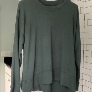 army green aerie oversized pullover